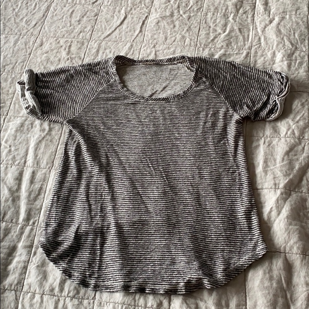 Lilla P textured striped t-shirt